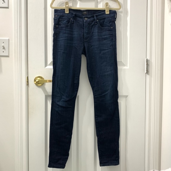 CITIZENS OF HUMANITY Avedon Low Rise Skinny Leg Dark Jeans - Picture 2 of 16